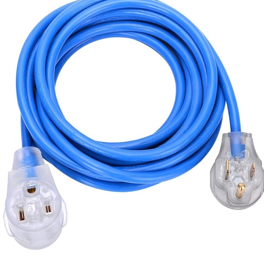 S7 Heavy Duty Welder Extension Cord 25 Feet 6-50 NEMA Blue XN650R-A XN650P-B O4